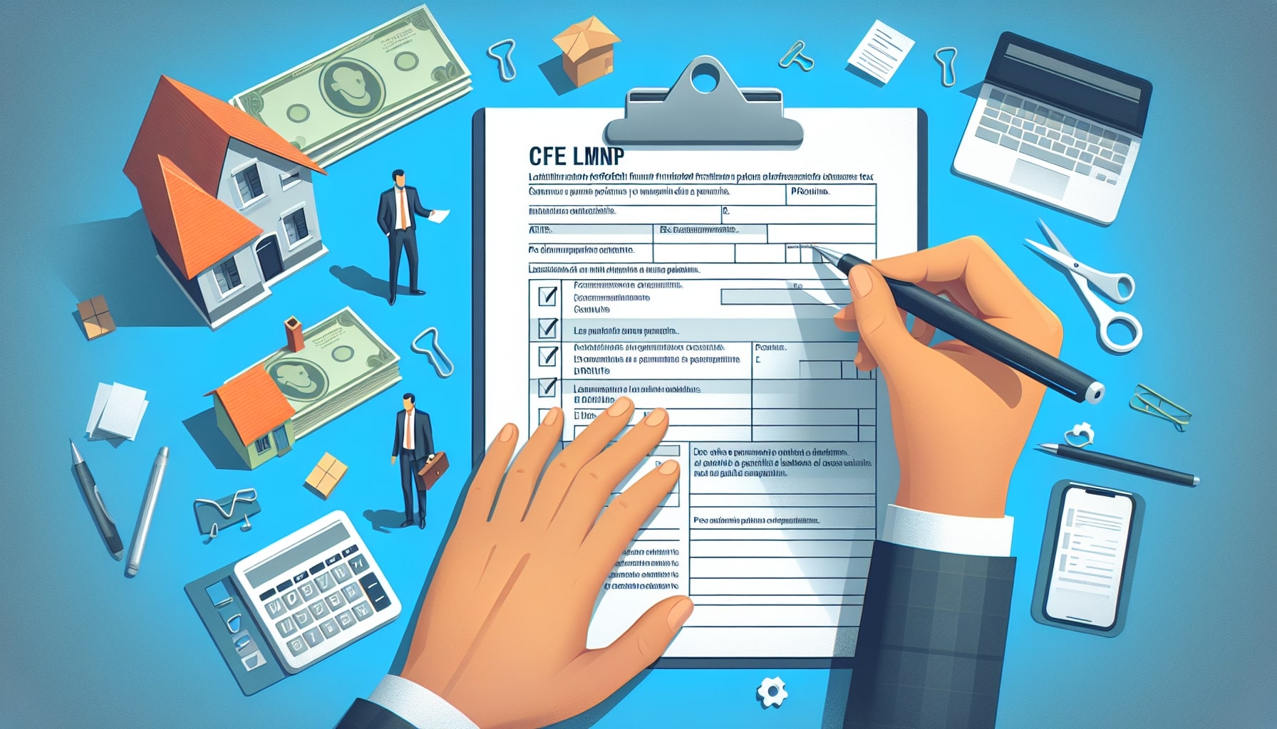remplir cfe lmnp