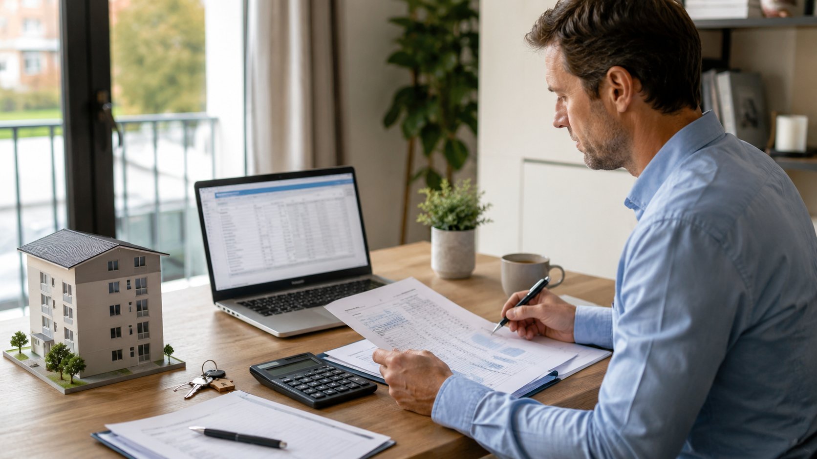 Illustration de declarer un bien immobilier loue aux impots